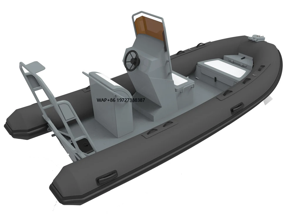 High Speed 16ft Rhib 500 Aluminum RIB Hypalon/PVC Inflatable Boat for Sale