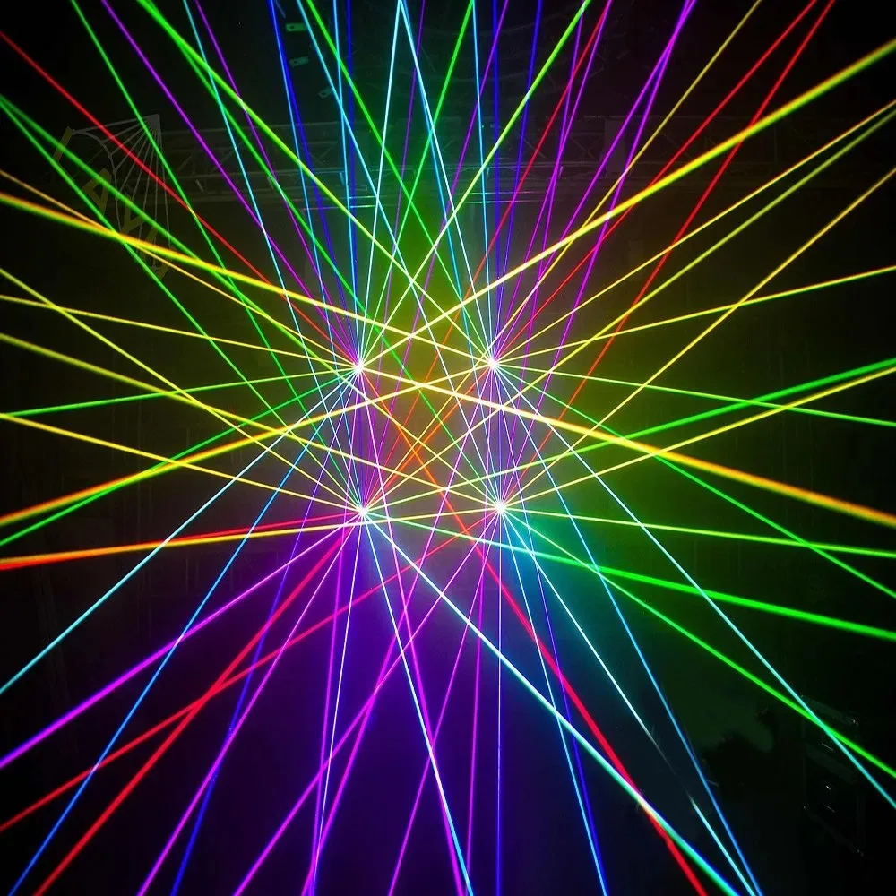 방수 10W RGB 애니메이션 레이저 조명 (야외 무대 행사용)