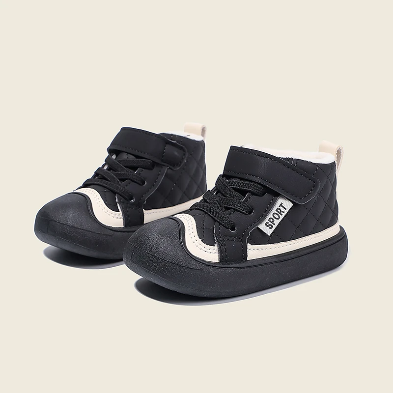 2025 New Walkers Fashion Versatile Comfort Baby Girl Shoes Soft Soled Non Slip Casual Baby Shoe Trendy Simple Cartoon Boys Shoes