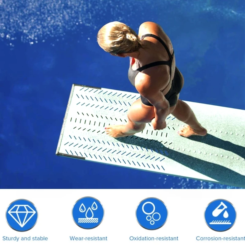 Parafusos montagem da placa mergulho da piscina residencial para renovar placas mergulho envelhecimento