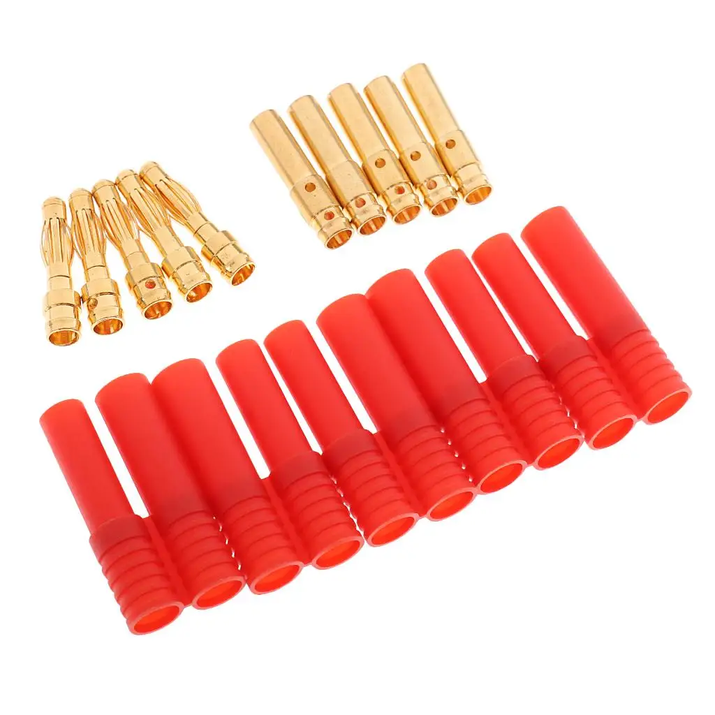 5Pairs 4mm male and female Connector Banana Plugs Adapter for RC Battery Kits