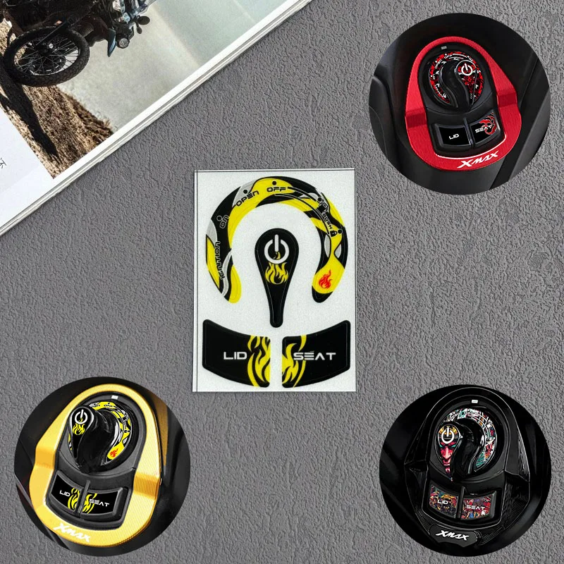

Ignition Switch Sticker Motorcycle Decoration Decal Suitable for Yamaha Xmax XMAX300 Waterproof Appearance Film Highly Adaptable