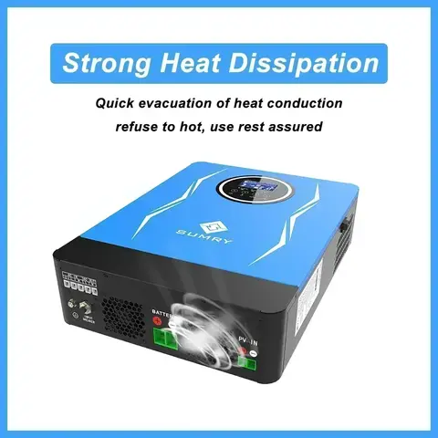 SUMRY Hybridväxelriktare Off Grid 3kw 3,8kw 6,2kw 24v 48V AC220-240V Solväxelriktare MPPT Ren Sinusvågväxelriktare 8 best sales 48v solväxelriktare - №7