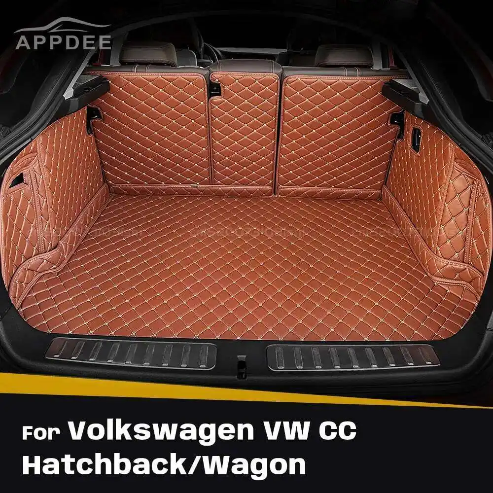 

For Volkswagen VW CC Hatchback/Wagon Auto Full Coverage Trunk Mat Car Protective Pad Cargo Liner Interior Accessories