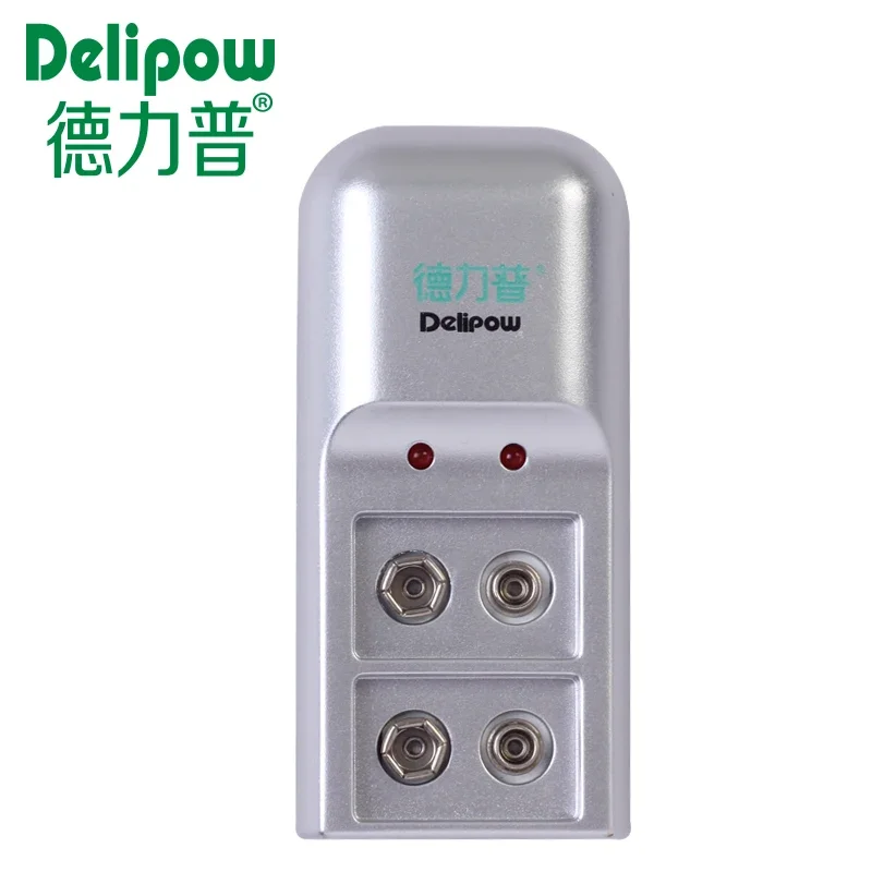 Nuevo cargador de batería Delipow 9V cargador de batería de nueve voltios 9V dos carga rápida inteligente 9 V 029 batería de iones de litio recargable buena