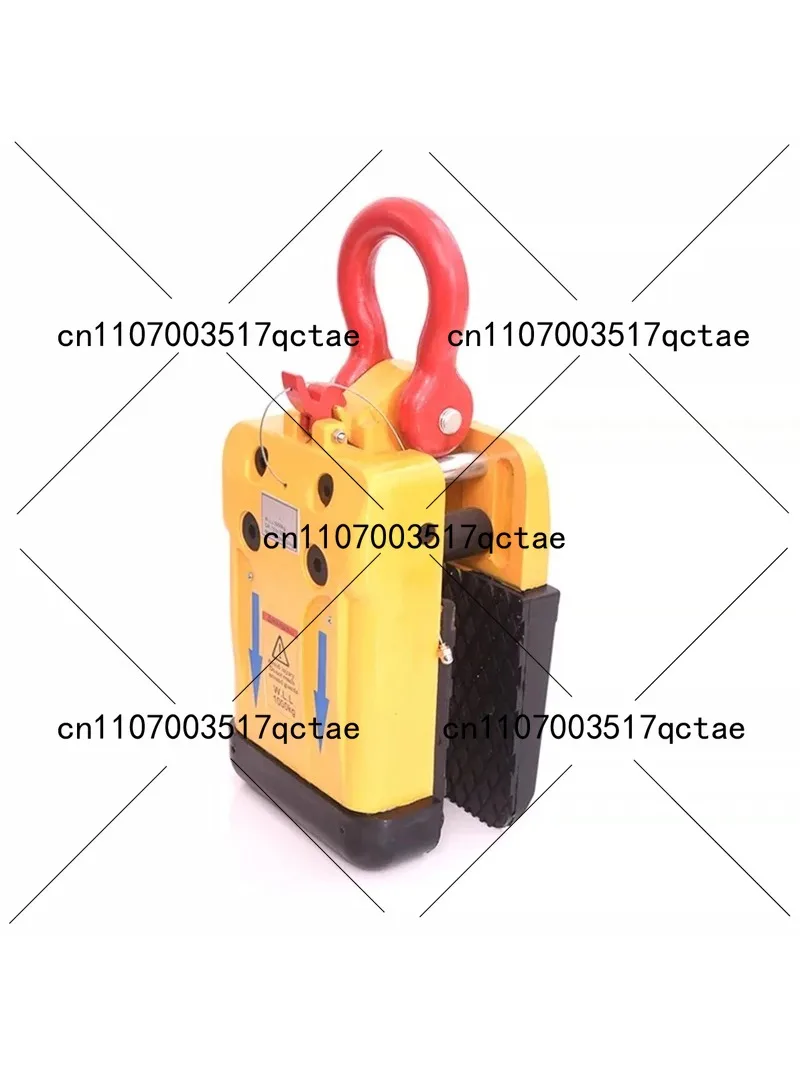 Heavy Duty Slab Lifter with 1000kg Capacity Rubber Lined Clamp for Lifting Granite Marble Slate 15-60mm