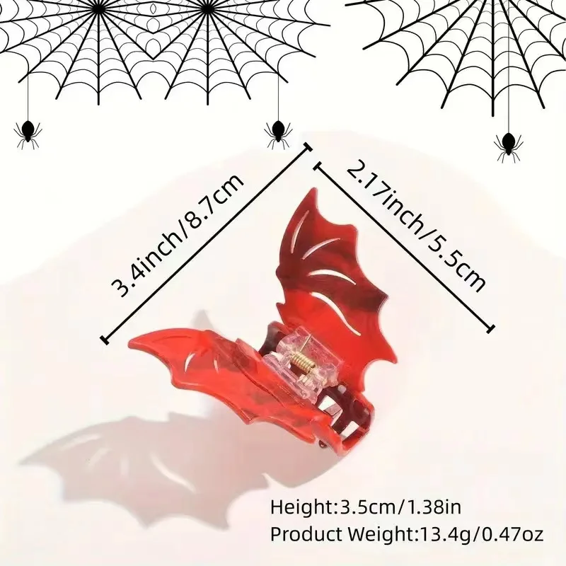 Halloween bat claw, funny hairpins, cute animals, shark clips, crab clips, party decorations, ponytail clips