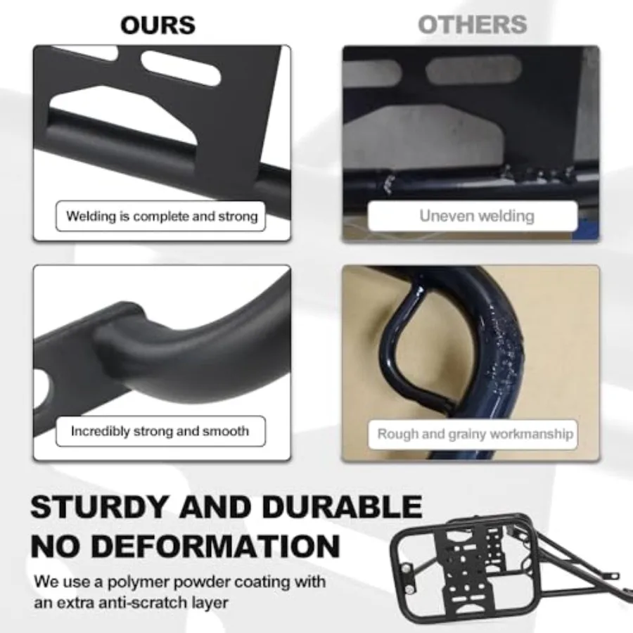 Motorcycle Pannier Racks Fit for XT250 20082025 Motorcycle Saddlebag Support Racks Side Pannier Racks for Enhanced Cargo Capaci