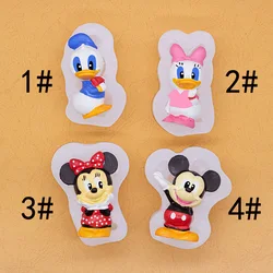 Cartoon Three-Dimensional Mouse Duck Silicone Mold DIY Aromatherapy Handmade Soap Candle Plaster Mould A610