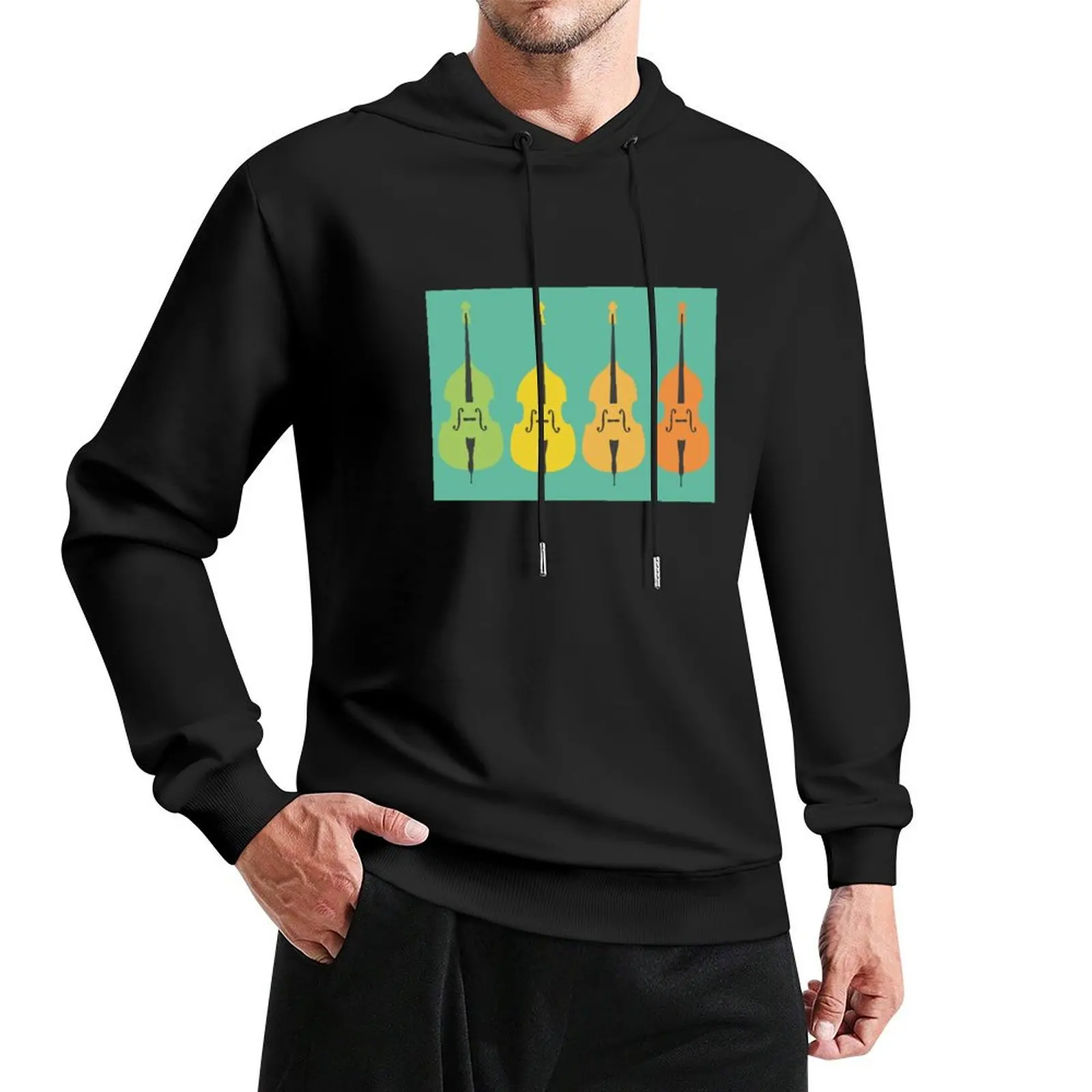 

Double Bass Tropical Basses Pullover Hoodie men clothes hoodies for men high quality