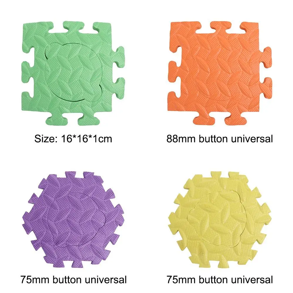 Anti Slip Pet Voice Recording Button Puzzle Pad Colorful Durable Dogs Training Communication Eva Mat Dedicated Waterproof