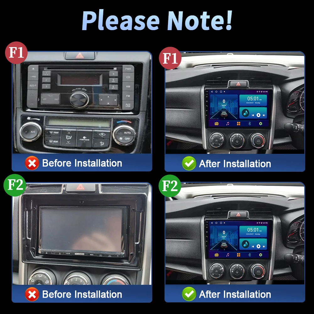 نظام ملاحة CarPlay لسيارة Toyota Corolla Axio 2 Fielder 3 E160 2012-2021 4G شاشة لمس لاسلكية راديو GPS متعدد الوسائط