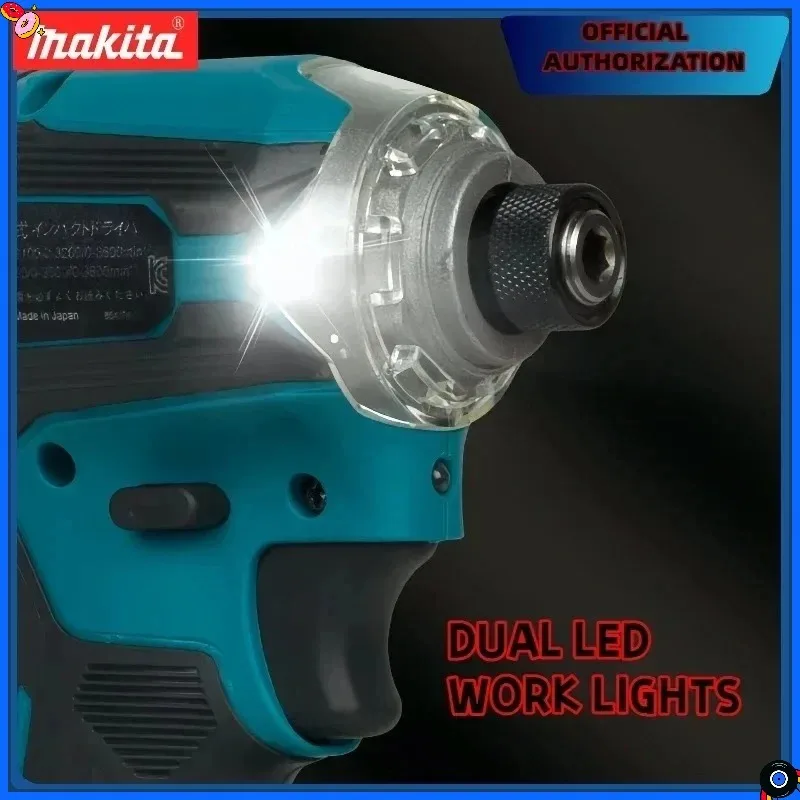 Makita DTD171 Brushless Electric Tools Cordless Impact Driver,Electric Screwdriver power tools Wireless drills For 18V Battery