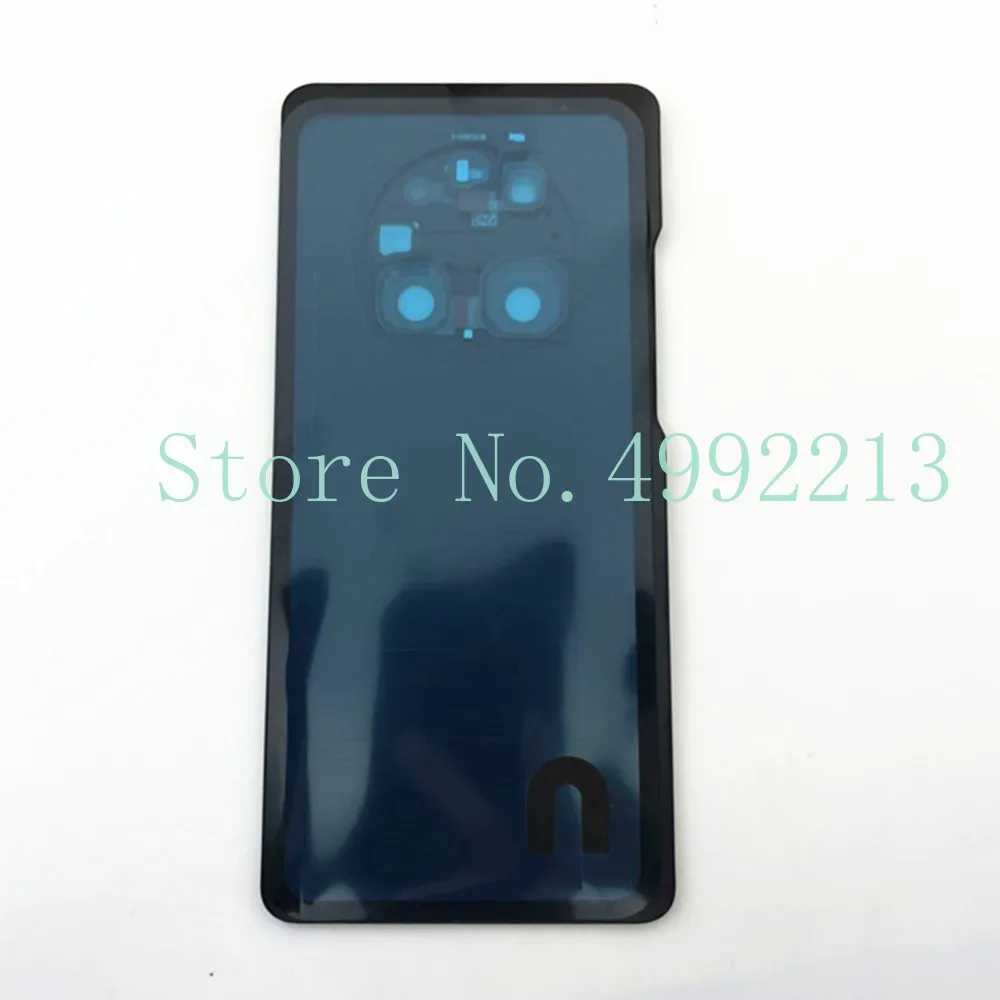 For Huawei Mate 40 Pro Battery Back Cover Glass Rear Battery Door Housing Case With Camera Lens Replacement Part