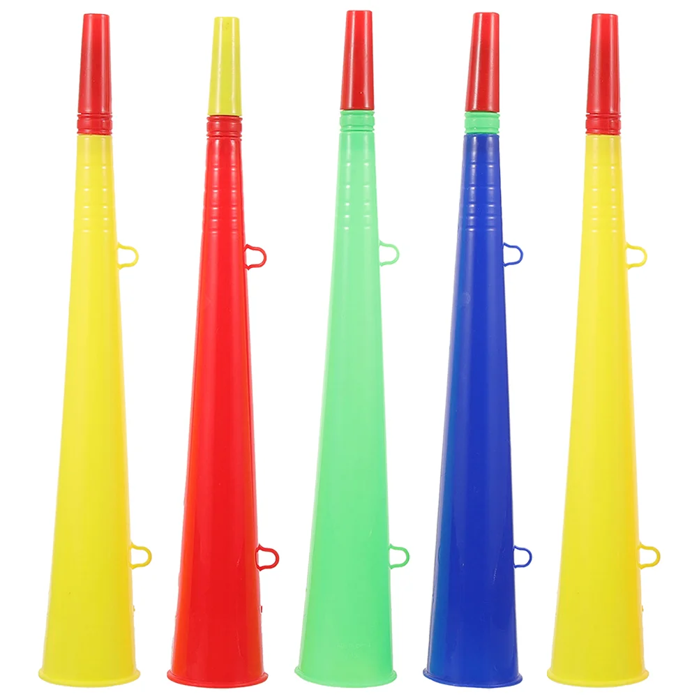 5 Pcs Plastic Speaker Football Noise Maker Toy Stadium Horn Fan Supplies Child Trumpet Sports Fans