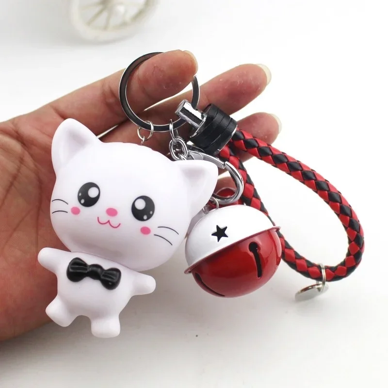 

Newest Lovely Cat Key Rings Chain Keychain Bag Pendant Ornament Handbag Gift