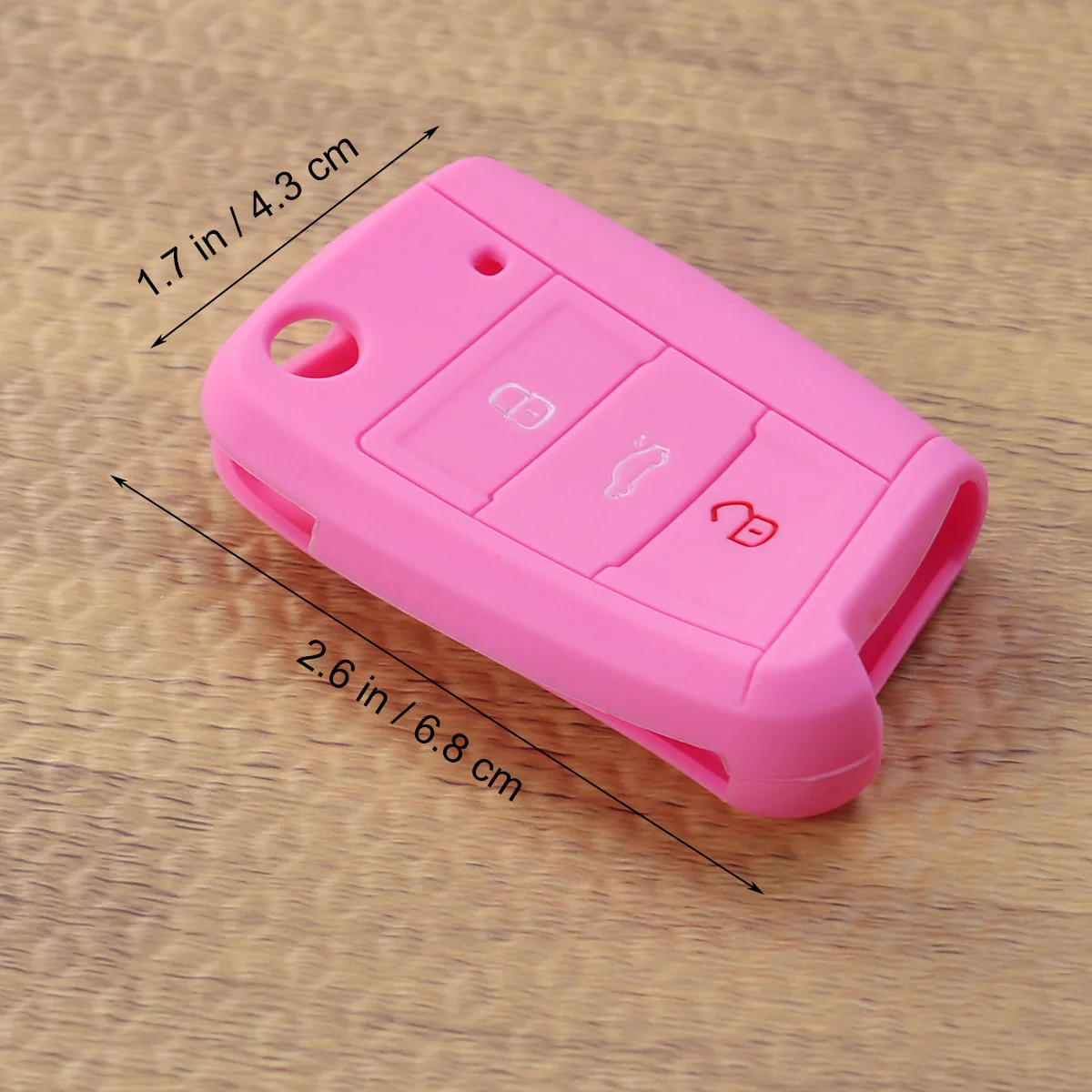 Silicone Case Cover For Series Pink Scratch Proof Anti Collision Car Key Protector Key Container Waterproof Eco Friendly