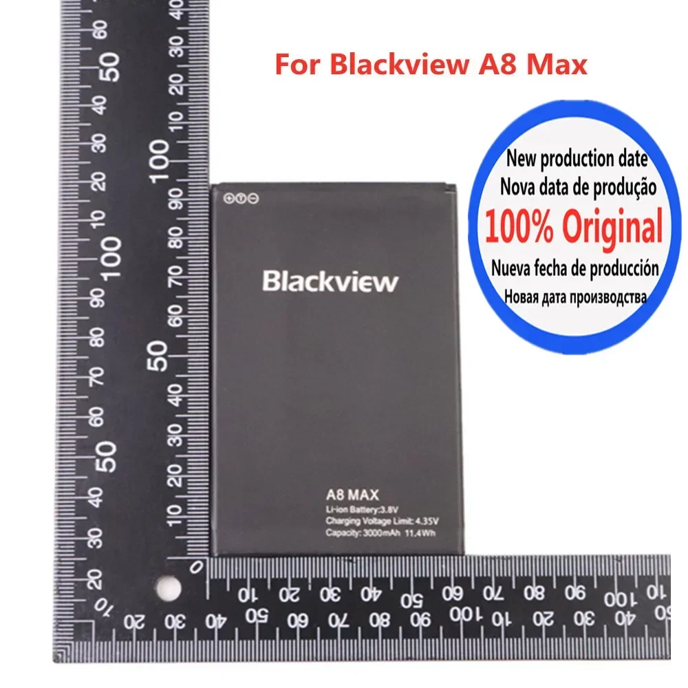 

Новинка, 3000 мАч, 100% оригинальная батарея для Blackview A8 Max A8Max, резервная батарея для мобильного телефона, перезаряжаемые батареи Bateria