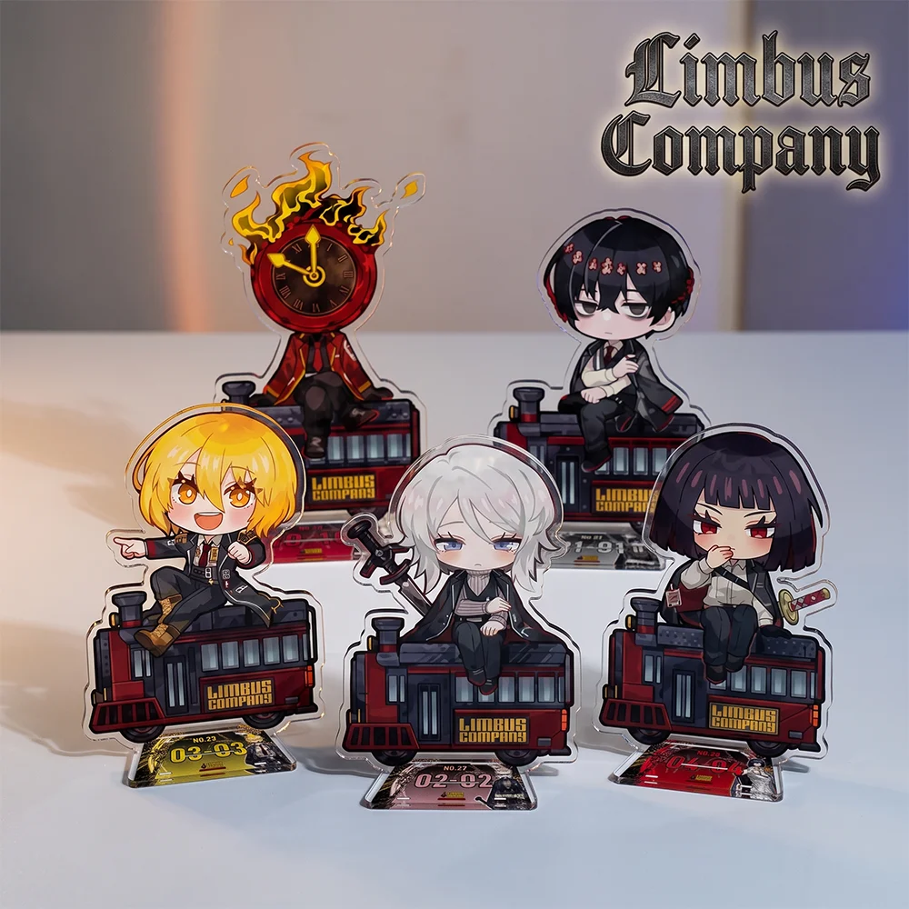 Game Limbus Company Dante Yi Sang Ishmael 10CM Acrylic Stand Keychain 2026 New Anime Stand Desk Display Decor Fans Gift