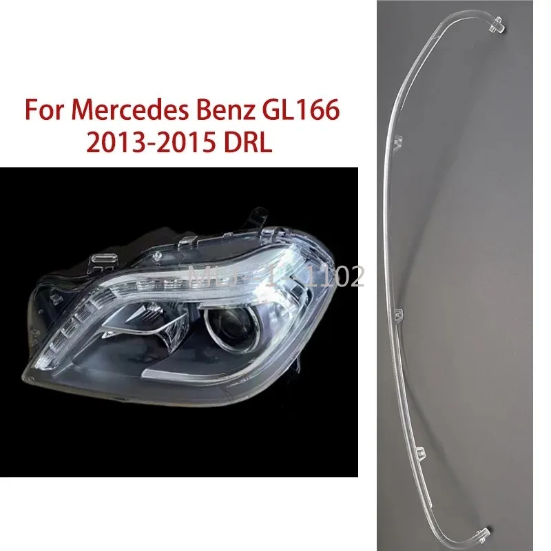 

NEW For Mercedes-Benz GL166 2013-2015 Angel Eye Daytime Running Light Guide Car DRL Light Guide Plate Light Guide Tube Headlight