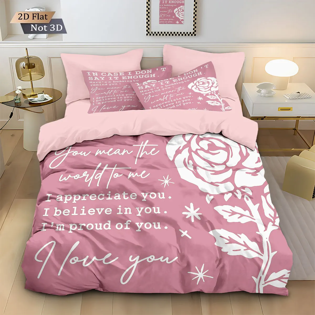 

Innovative 3D printing design Bedding Set Good sisters gift envelope Duvet Cover Set Bed Set Aldult Kid Bedroom Single Twin Full