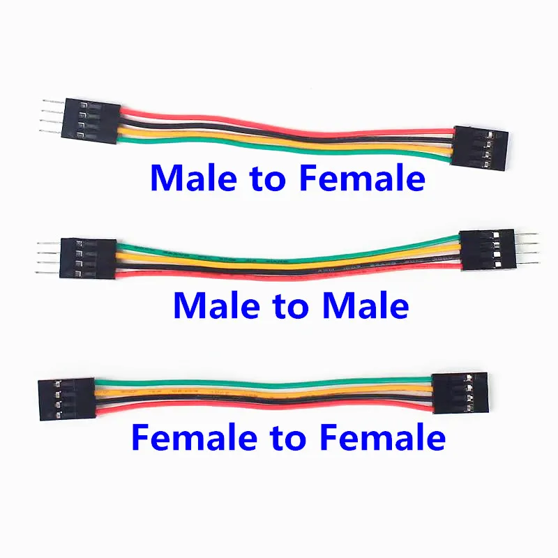 10PCS 2.54MM Pitch Breadboard Dupont Cable For Arduino 2P 3 4 5 6 8 9 10 Pin Line Male Female Dupont Jumper Wire DIY Electronic