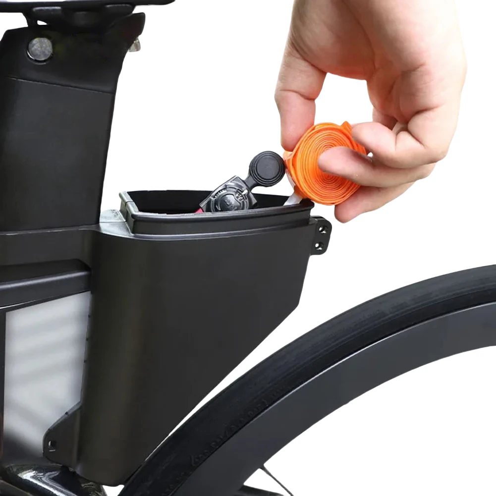 Bike Teardrop Seatpost Bag Hard Shell Bike Seatpost Torpedo Saddle Bag Large Capacity Cycling Storage Bag Cycling Accessories