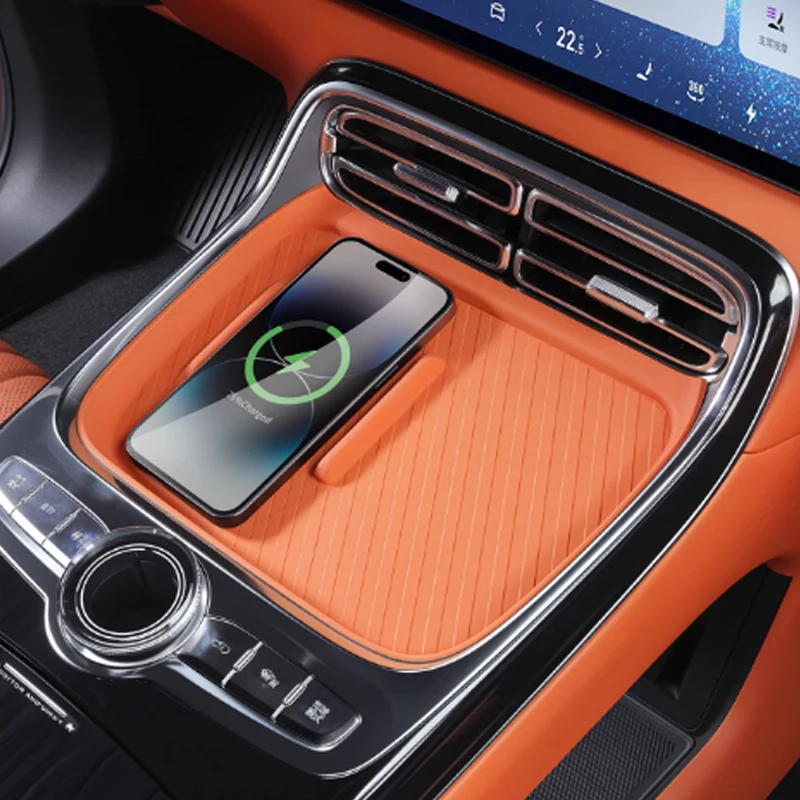 

For Geely Galaxy M9 2025 2026 Wireless Charging Silicone Pad for Central Control Car Interior Accessories Interior Supplies