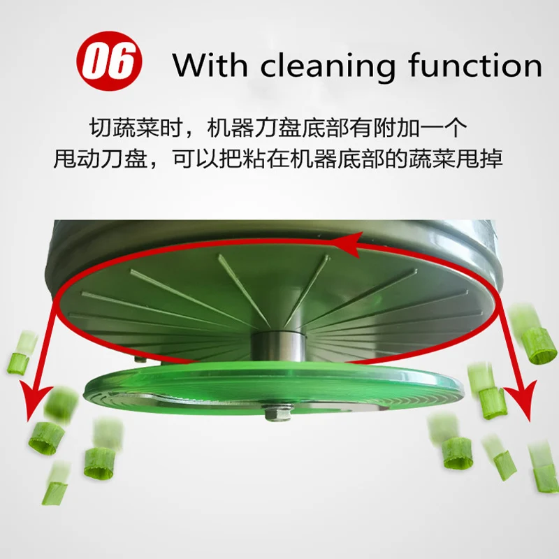 Vegetable Diagonal Slicing Machine Desktop Chive Carrot Cucumber Garlic Sprout Cutter