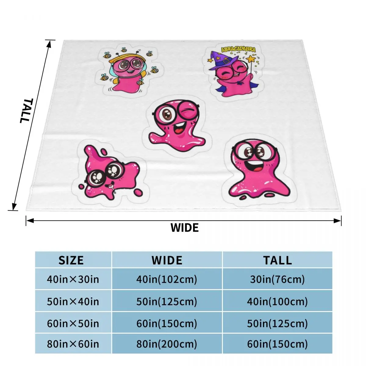 Super Slick Slime Sam Blankets Soft Warm Flannel Throw Blanket Cover for Bed Living room Picnic Travel Home Sofa