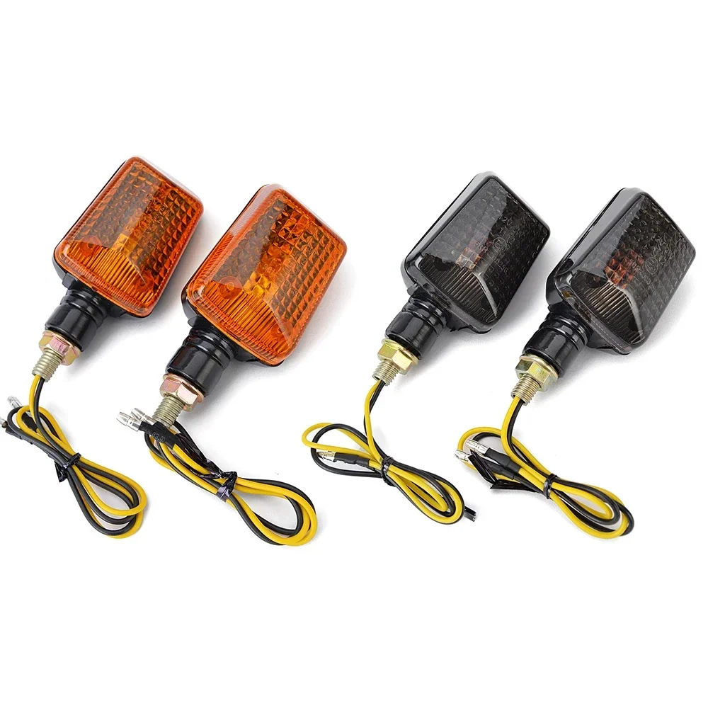 2 Pcs Motorcycle Indicator 12V Light Blinker Lamp Amber Turn Signal For most Honda, For Yamaha, For Suzuki For Kawasaki