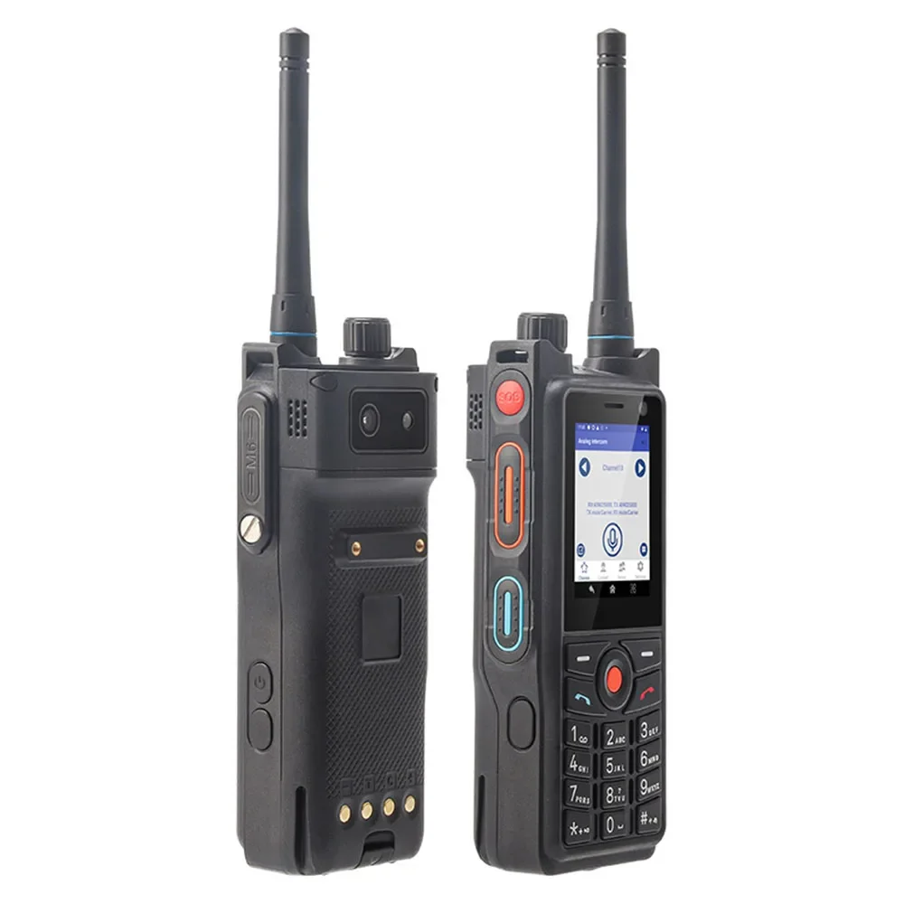 IP68 P6 3GB + 32GB Android 9,0 Poc Radio de red + DMR UHF 4W DMR Radio de modo Dual Digital/Analógica funciona con Zello, PTT Real