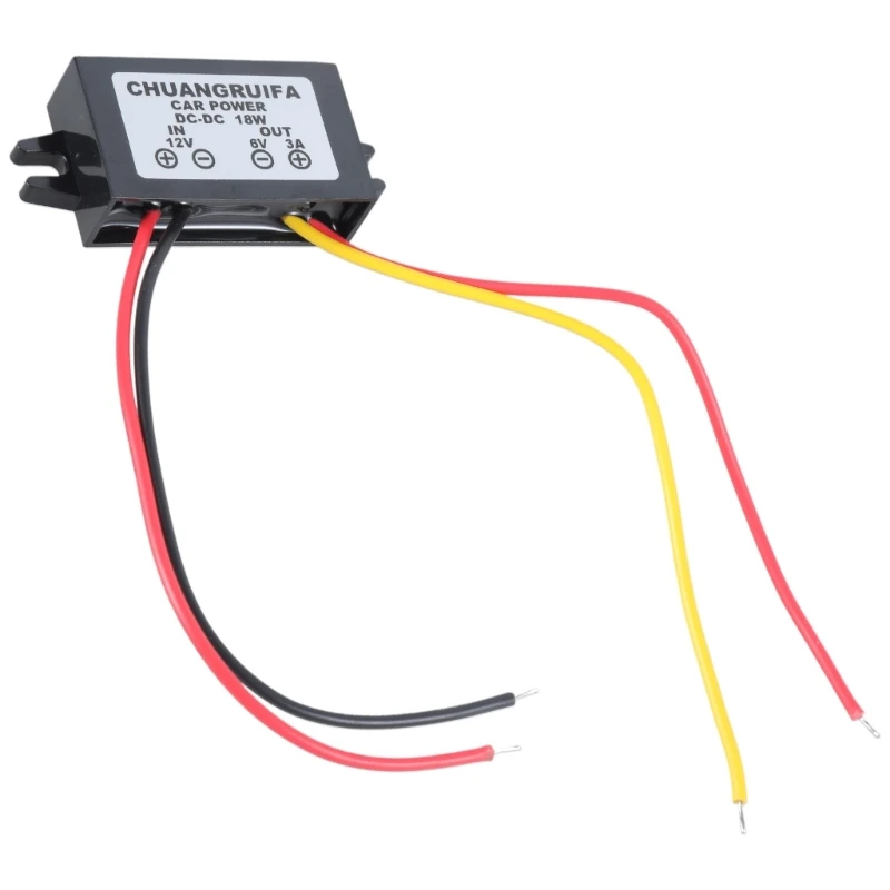 DC/DC Converter 12V Step Down To 6V 18W Max 3A Power Supply Waterproof Aug.