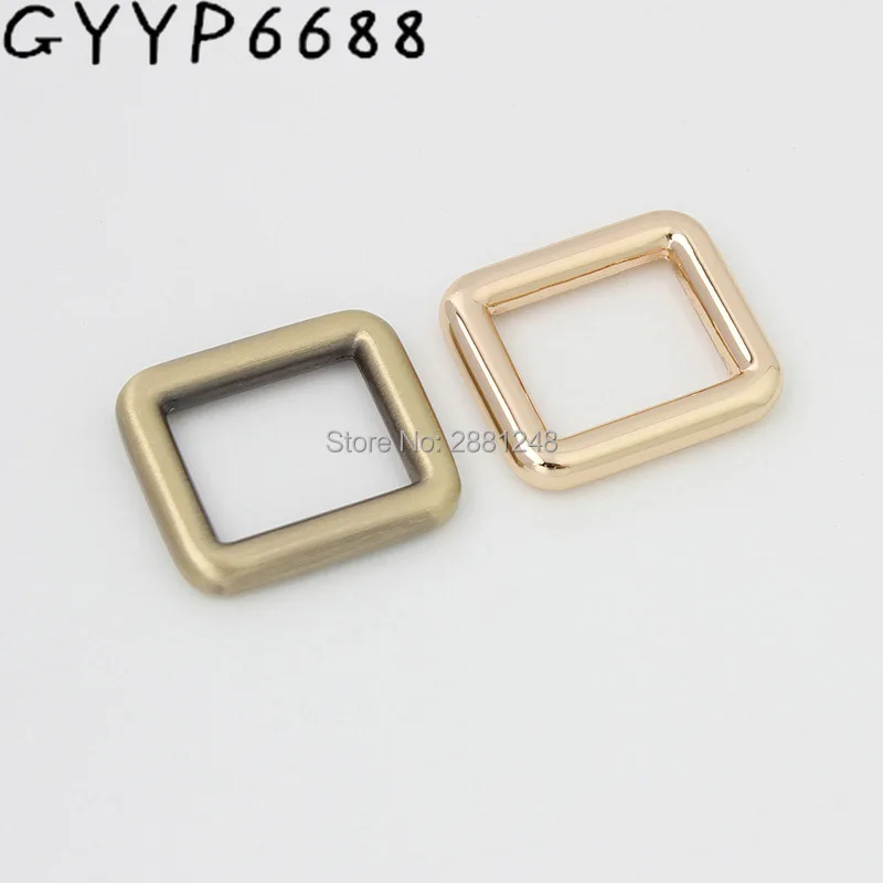 10-50pcs 6colors 16mm 25mm 32mm 38mm metal fitting hardware accessories closed square buckles Bags handbags strap adjust buckle