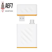 AEF7-Type-C&USB3.1 10Gbps M.2 NVME/SATA SSD Enclosure SSD Case M2 SSD External Hard Drive Case For 2230 2242 2260 2280 SSD