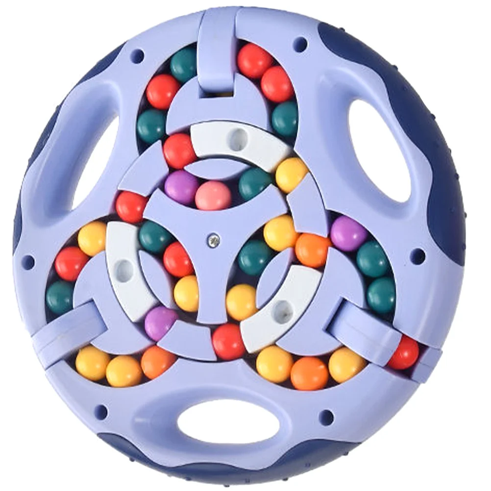 Perles roulantes anti-Stress, jeu de Fidgeting, disque de haricot rotatif, jeu de décompression, Cube éducatif pour enfants, doigt sensoriel