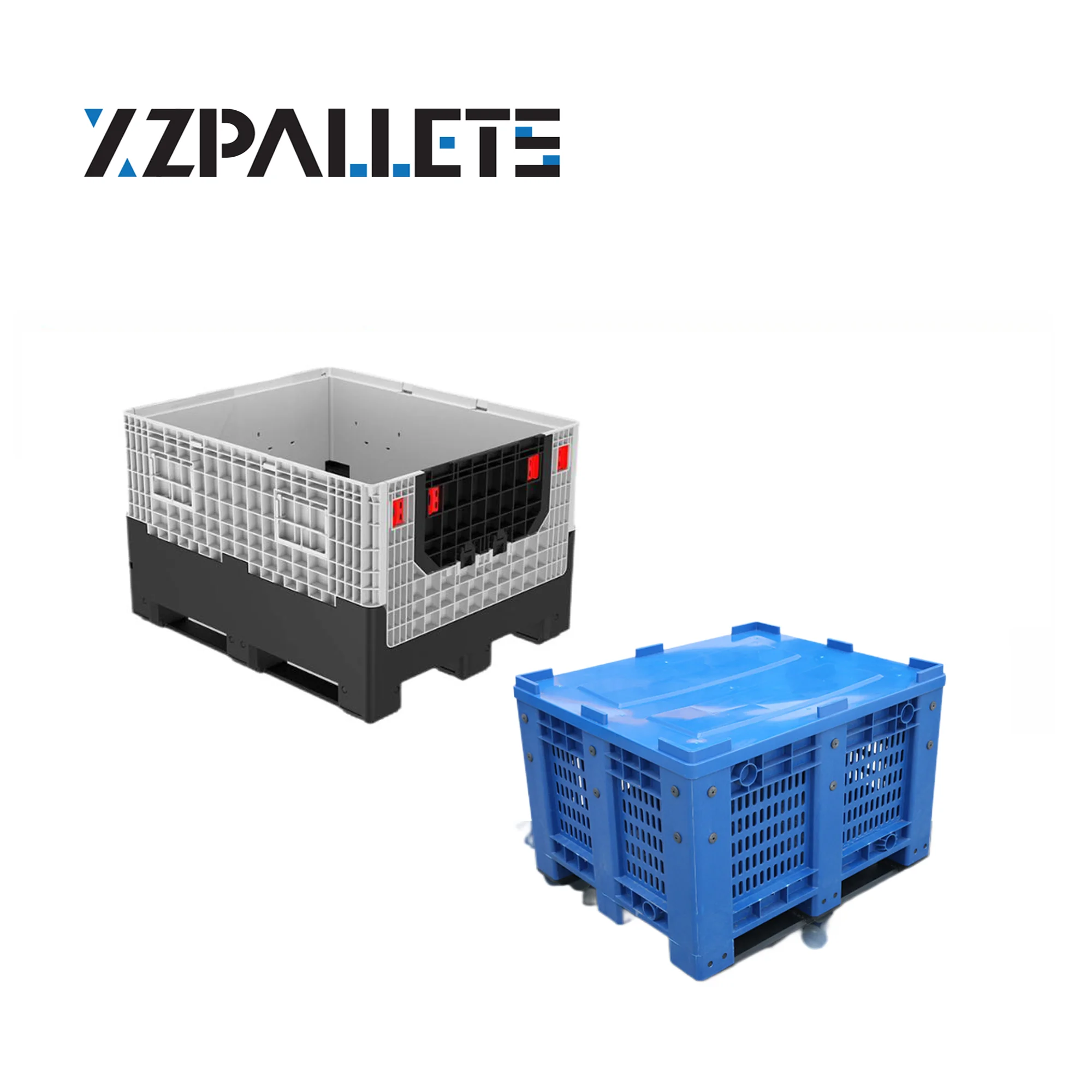 1200 X 1000*760Mm Logistic Container Large Storage Plastic Box Solid  Cheap Factory Supply Plastic Pallet Box