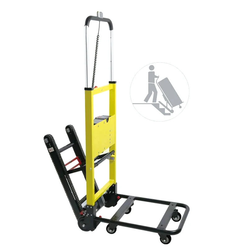 المصنع مباشرة 180 كجم الثقيلة طوي درج تسلق بالطاقة الكهربائية درج رفع كرسي عربة مجنزرة #4