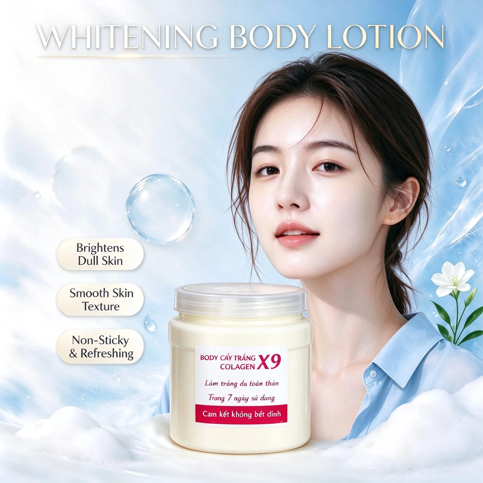 Oil-Free-Lightweight-Body-Cream-Collagen-Whitening-Hydrating-Deep-Nourishing-Revitalizing-Improve-Dull-Uneven-Skin-Tone-Dry