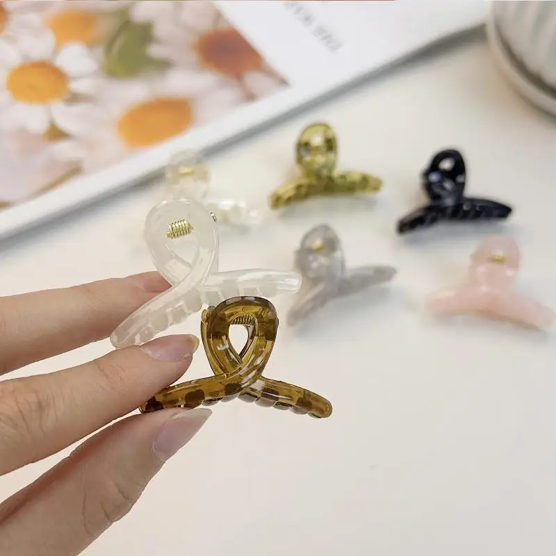 10 Stück 4CM Mini-Haarspangen in Jelly-Farben für Mädchen und Kinder, süße Haarspangen, kleine Pferdeschwanz-Haarspangen, Haifischklammern – Detail 3