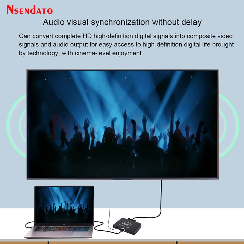 HDMI to Scart Converter video Adapter Scart S-video AV to HDMI video audio Converter Adapter For HDTV/DVD/Set-top Box/PS3/PAL