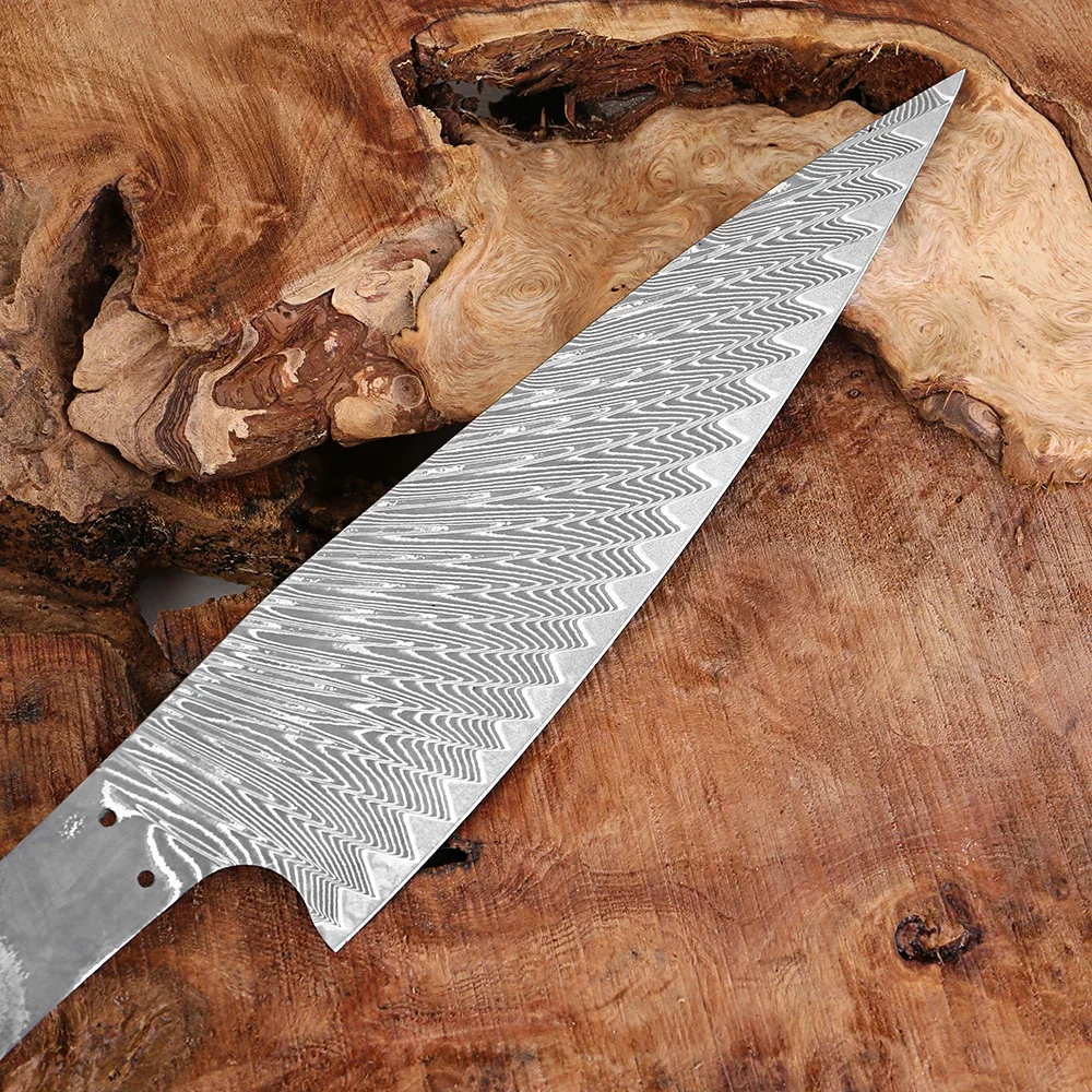 Damascus Steel Blank Blade Knife Making Handmade DIY Material Slicing Knife Chef Knife Fruit knife Full Tang Knives Blade Blanks