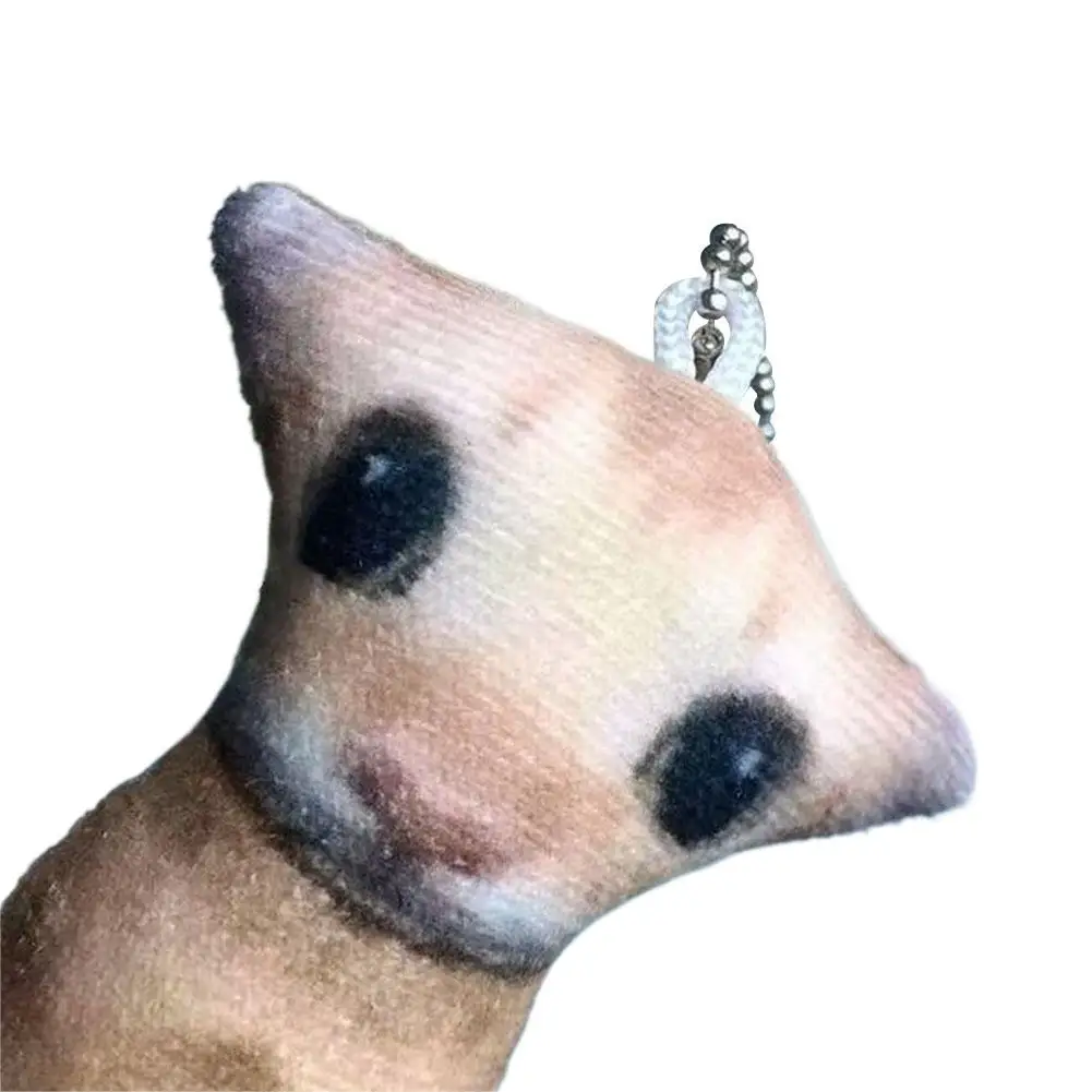 인터넷 유명인 재미있는 추상적인 아미 가디 듀오 미오 플러시 펜던트 사운더 포함 귀여운 백팩 장식 키체인