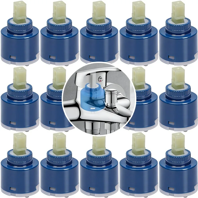 5/1Pcs Faucet Switch Accessory Thermostatic Control Cartridge Faucet Disc Valve 35mm 40mm Plastic Cartridge Home Kitchen Tools
