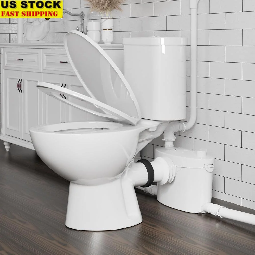 600W Upflush Toilet System Powerful Macerator Pump Easy Installation Stainless Steel Blades Advanced Ventilation Customer