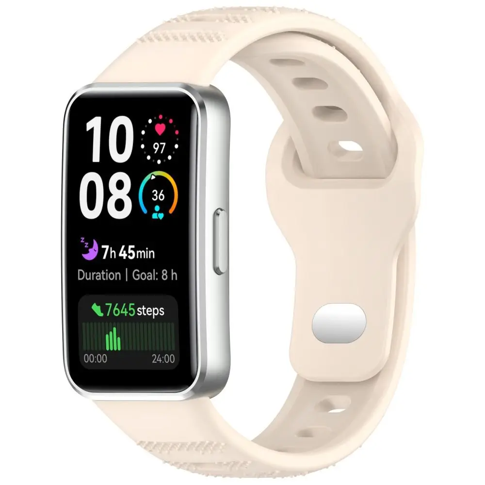 Soft Silicone Watch Strap Replacement Colorful Watchband Adjustable Bracelet for Huawei Band 10/9/8 Smart Watch Accessories