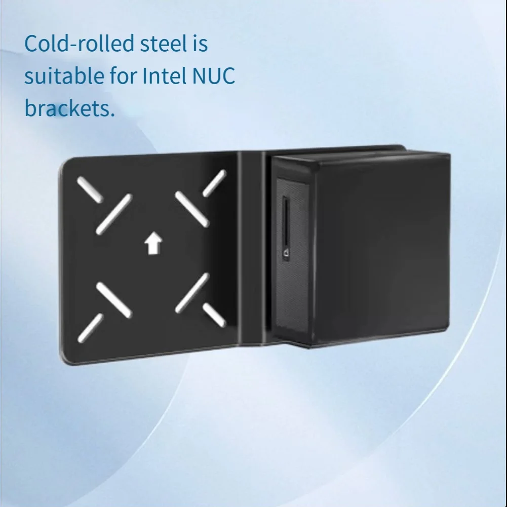 Mounting Bracket for Intel NUC with For Mini PC Compatibility for Flexible Desk Wall or Mount Installation Setup