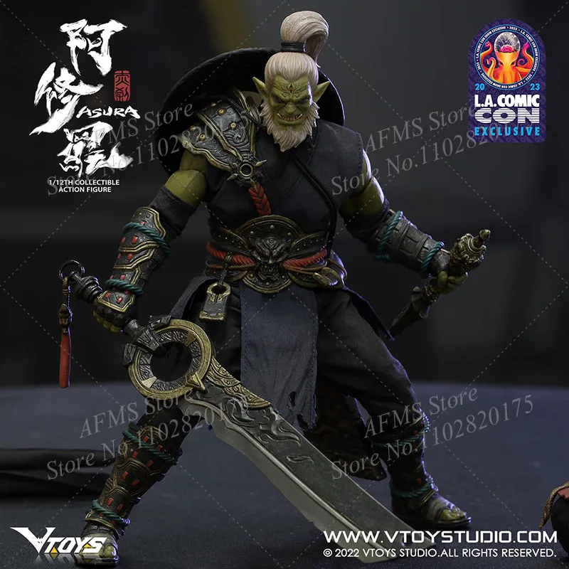 VTOYS Sammlerfigur im Maßstab 1:12 Asura Limited Luxus God Fighter Komplettset 17 cm Herren Soldat Actionfigur Körper