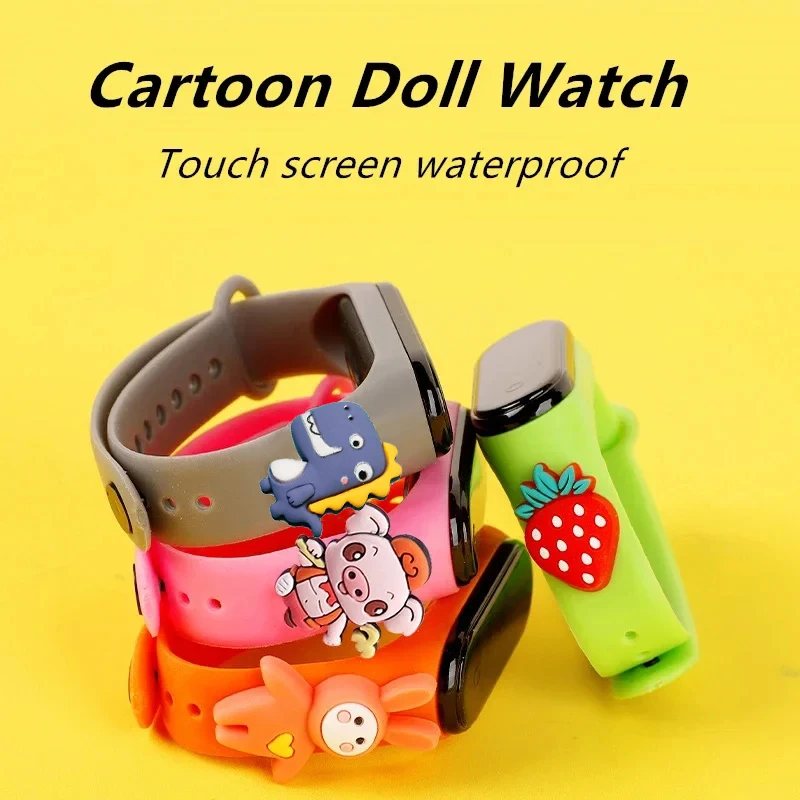 Kinderen Sport Smart Horloge Outdoor Siliconen Armband Jongens Meisjes Elektronisch Horloge Kids Cartoon Digitale Horloges Kerstcadeau