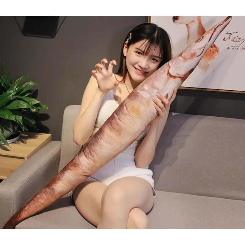 リアルなサワラ魚のぬいぐるみ枕、巨大なぬいぐるみ、ノベルティギャグギフト、面白いソファベッドクッション、子供と大人向け、イワシ、150cm、115cm